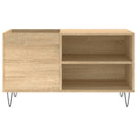 Hifi-Benk Sonoma Eik 85X38X48 Cm Konstruert Tre