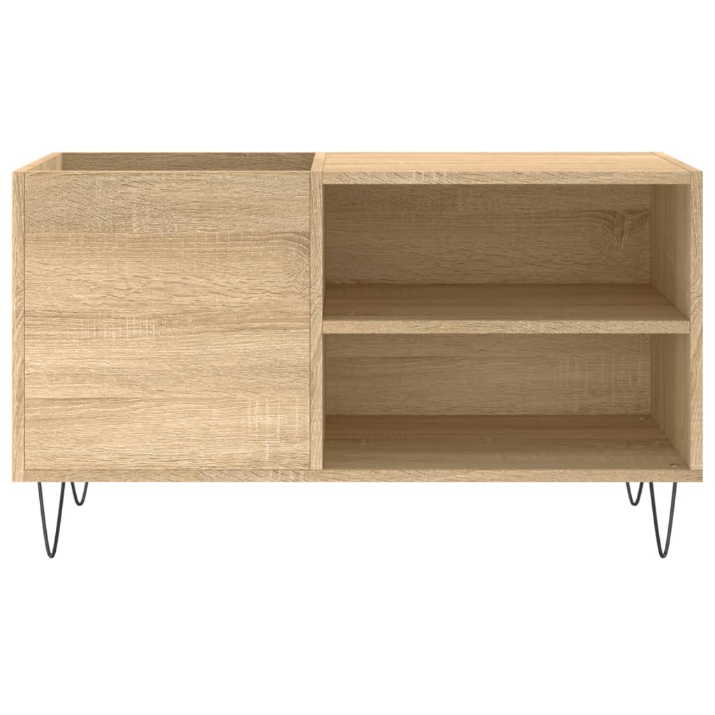 Hifi-Benk Sonoma Eik 85X38X48 Cm Konstruert Tre