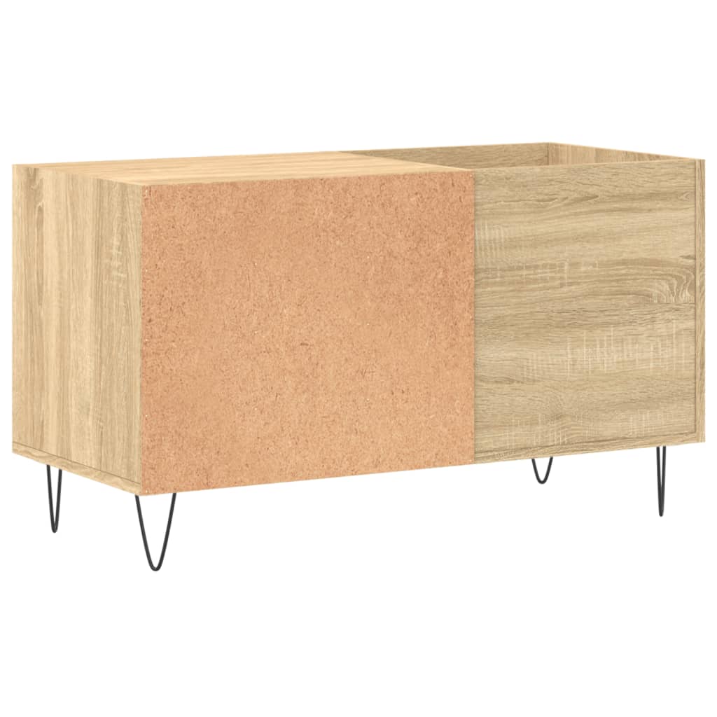 Hifi-Benk Sonoma Eik 85X38X48 Cm Konstruert Tre