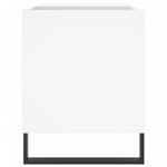 Hifi-Benk Hvit 85X38X48 Cm Konstruert Tre