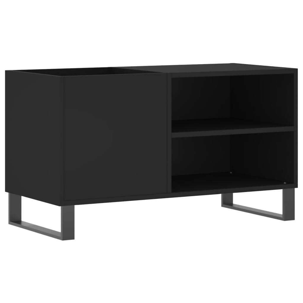 Hifi-Benk Svart 85X38X48 Cm Konstruert Tre