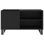 Hifi-Benk Svart 85X38X48 Cm Konstruert Tre