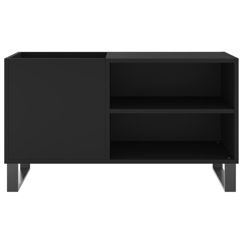 Hifi-Benk Svart 85X38X48 Cm Konstruert Tre