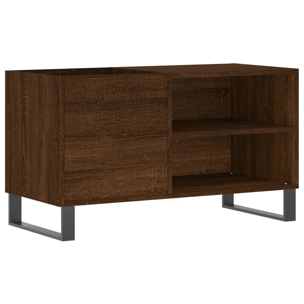 Hifi-Benk Brun Eik 85X38X48 Cm Konstruert Tre