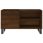 Hifi-Benk Brun Eik 85X38X48 Cm Konstruert Tre