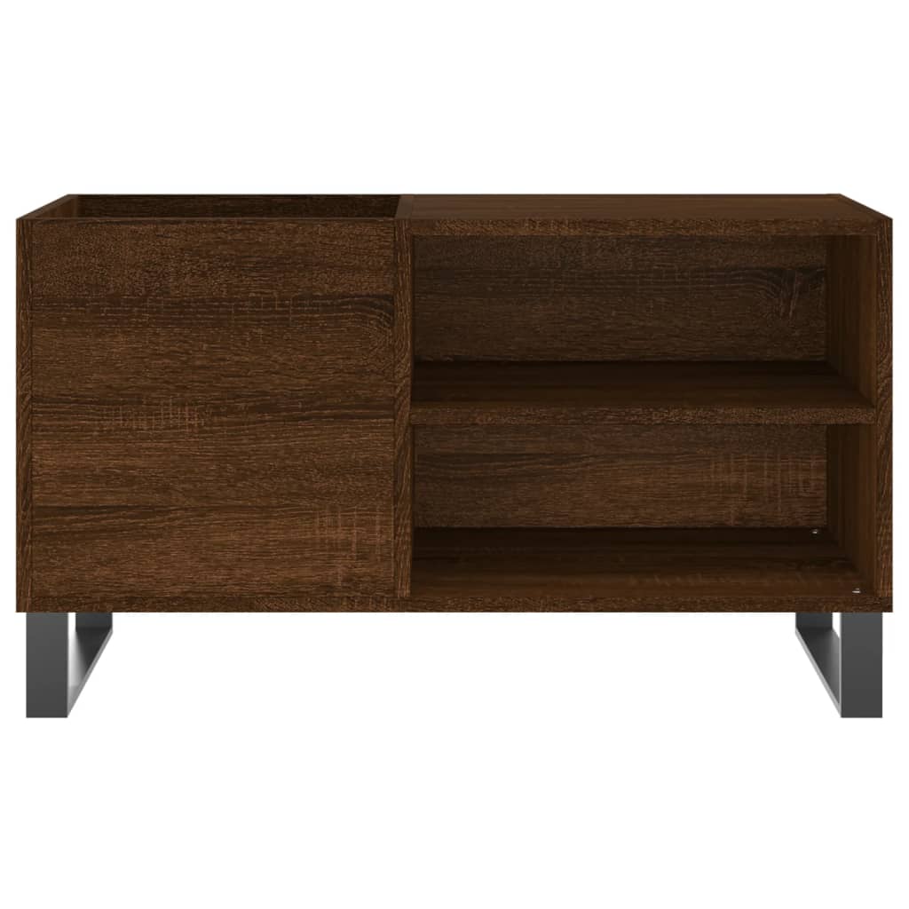 Hifi-Benk Brun Eik 85X38X48 Cm Konstruert Tre