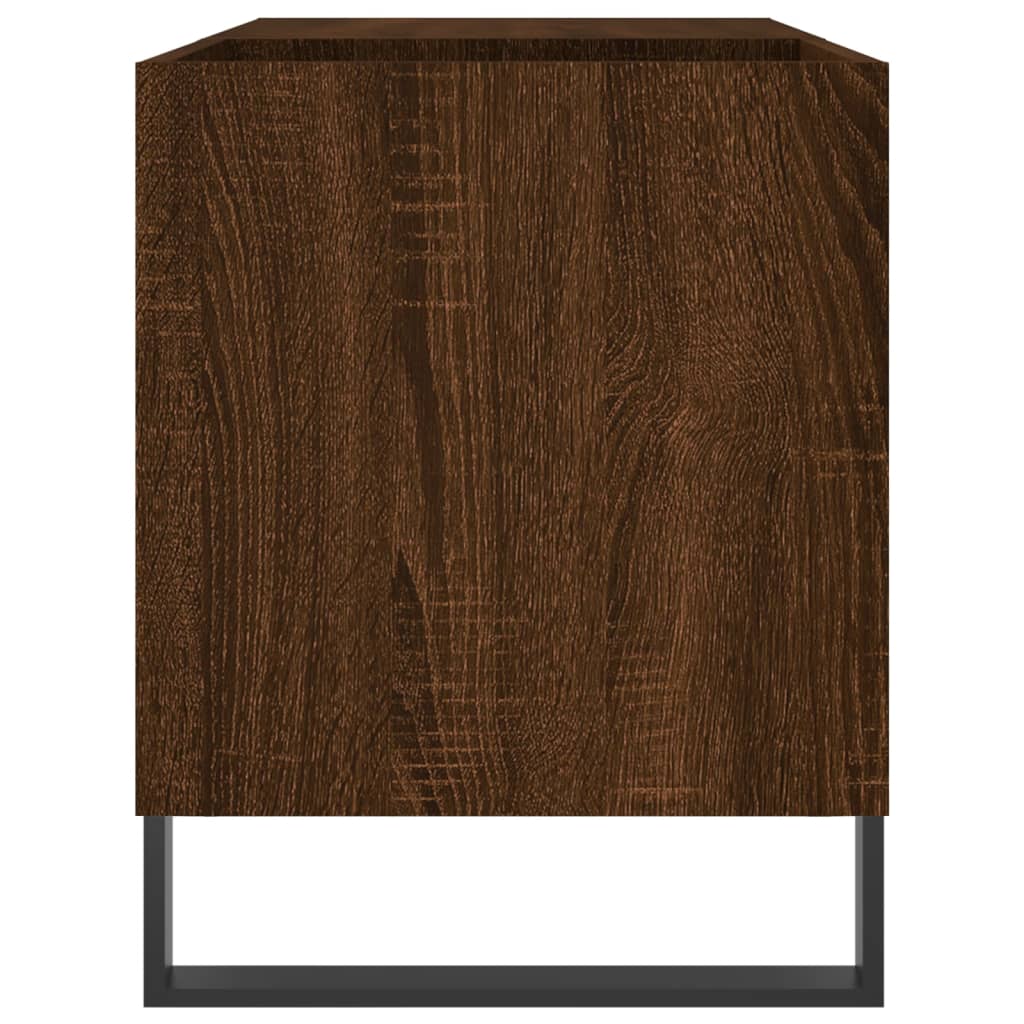 Hifi-Benk Brun Eik 85X38X48 Cm Konstruert Tre