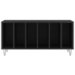 Hifi-Benk Svart 100X38X48 Cm Konstruert Tre