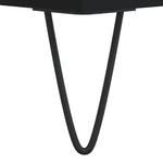 Hifi-Benk Svart 100X38X48 Cm Konstruert Tre