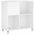 Hifi-Benk Hvit 84,5X38X89 Cm Konstruert Tre