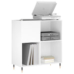 Hifi-Benk Hvit 84,5X38X89 Cm Konstruert Tre