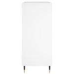 Hifi-Benk Hvit 84,5X38X89 Cm Konstruert Tre