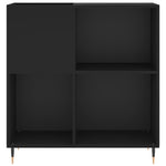 Hifi-Benk Svart 84,5X38X89 Cm Konstruert Tre