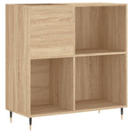 Hifi-Benk Sonoma Eik 84,5X38X89 Cm Konstruert Tre