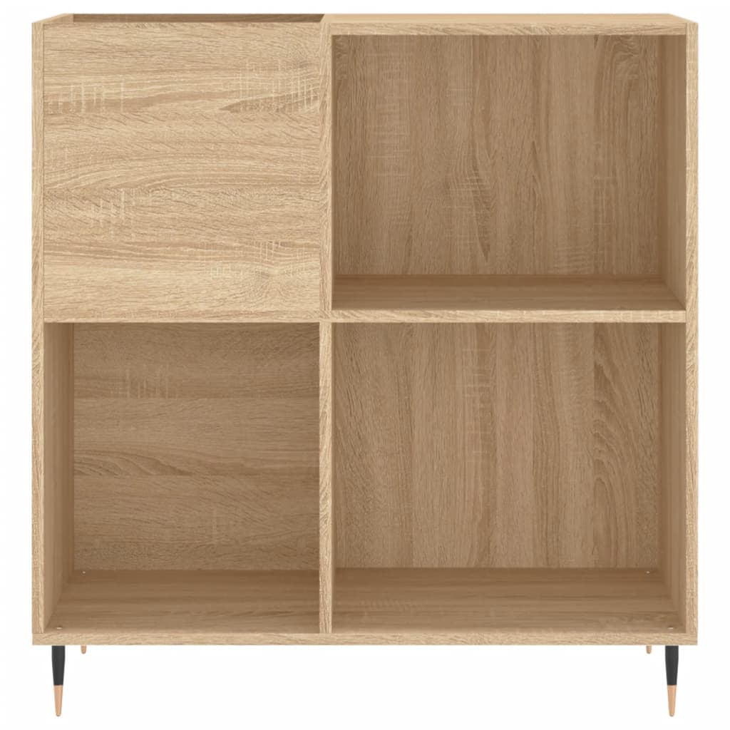 Hifi-Benk Sonoma Eik 84,5X38X89 Cm Konstruert Tre