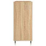 Hifi-Benk Sonoma Eik 84,5X38X89 Cm Konstruert Tre
