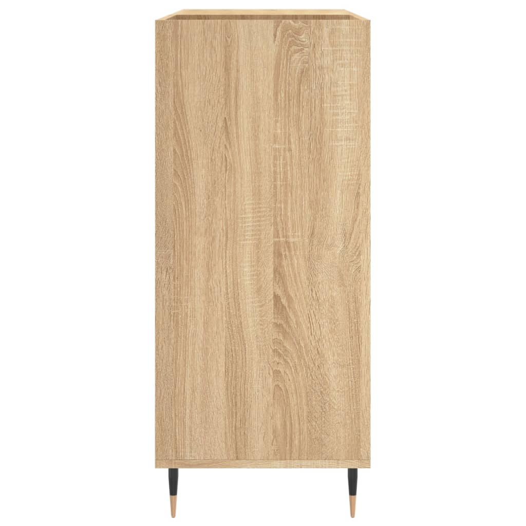 Hifi-Benk Sonoma Eik 84,5X38X89 Cm Konstruert Tre
