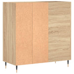 Hifi-Benk Sonoma Eik 84,5X38X89 Cm Konstruert Tre