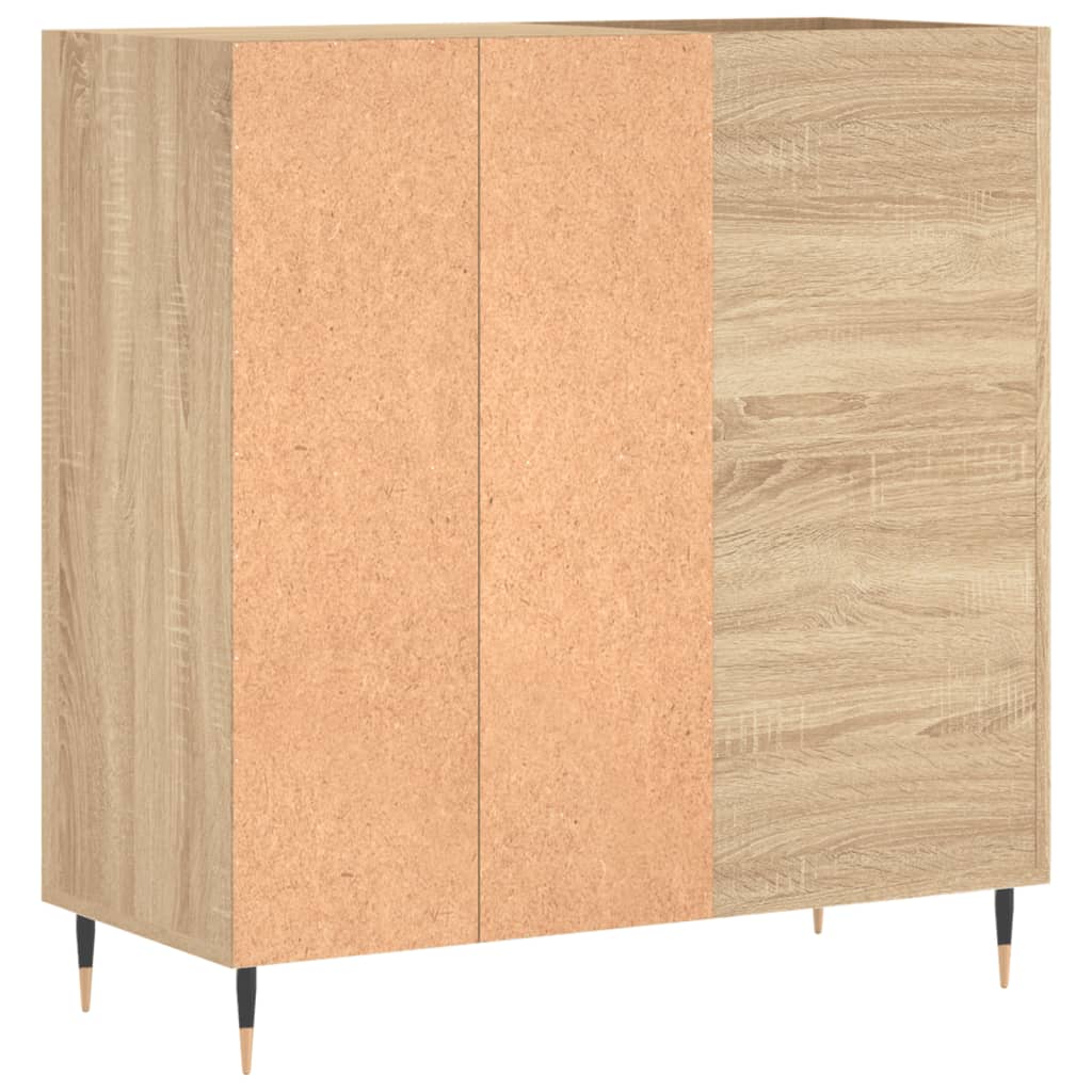 Hifi-Benk Sonoma Eik 84,5X38X89 Cm Konstruert Tre