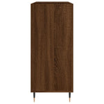 Hifi-Benk Brun Eik 84,5X38X89 Cm Konstruert Tre