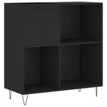 Hifi-Benk Svart 84,5X38X89 Cm Konstruert Tre