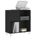 Hifi-Benk Svart 84,5X38X89 Cm Konstruert Tre