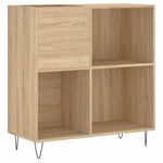 Hifi-Benk Sonoma Eik 84,5X38X89 Cm Konstruert Tre