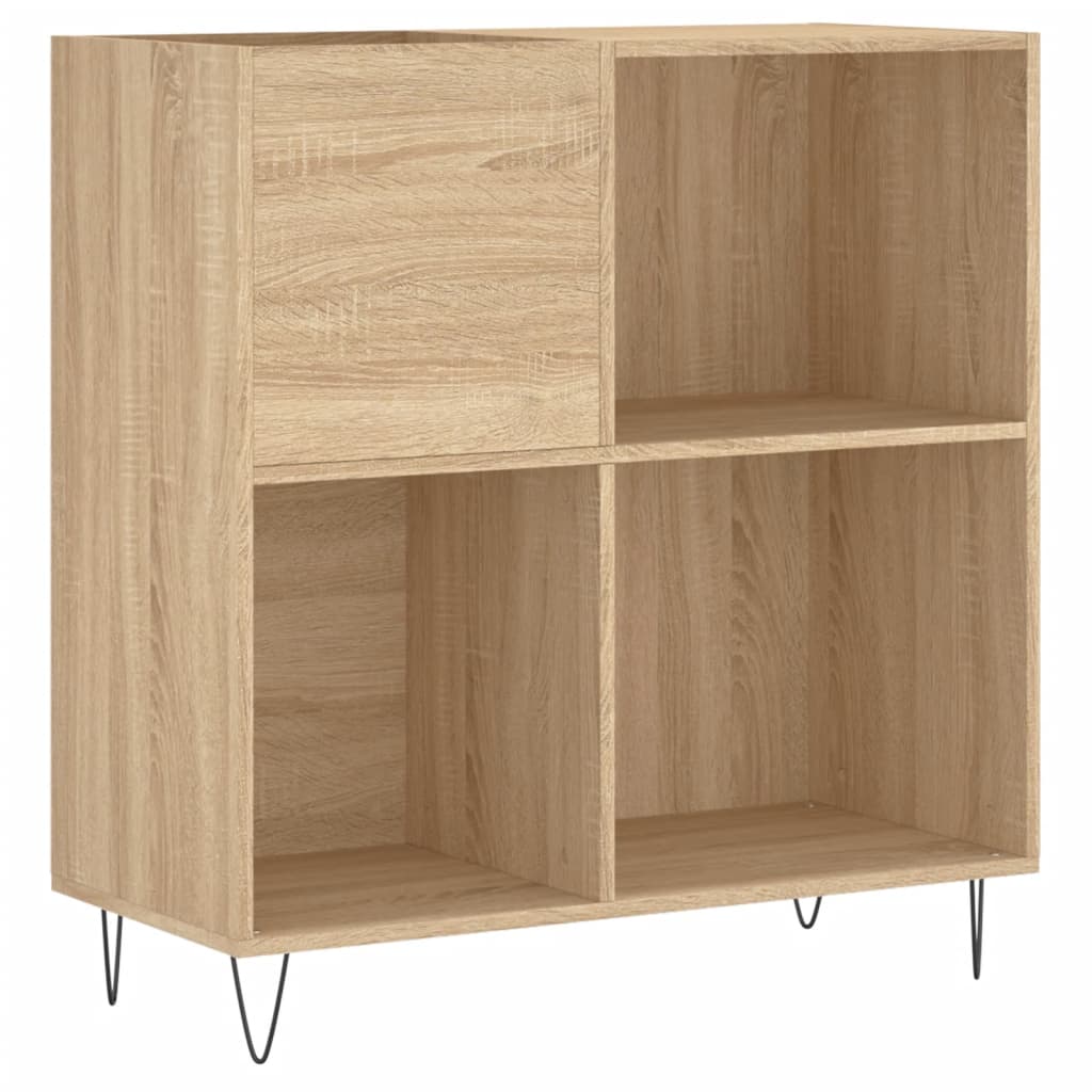 Hifi-Benk Sonoma Eik 84,5X38X89 Cm Konstruert Tre