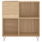 Hifi-Benk Sonoma Eik 84,5X38X89 Cm Konstruert Tre