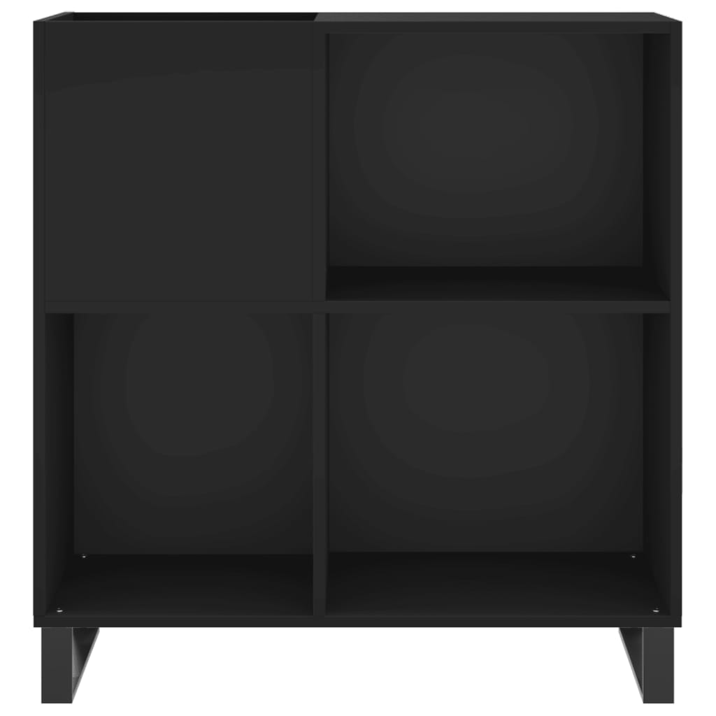 Hifi-Benk Svart 84,5X38X89 Cm Konstruert Tre