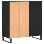 Hifi-Benk Svart 84,5X38X89 Cm Konstruert Tre