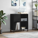 Hifi-Benk Svart 84,5X38X89 Cm Konstruert Tre