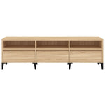 Tv-Benk Sonoma Eik 150X30X44,5 Cm Konstruert Tre