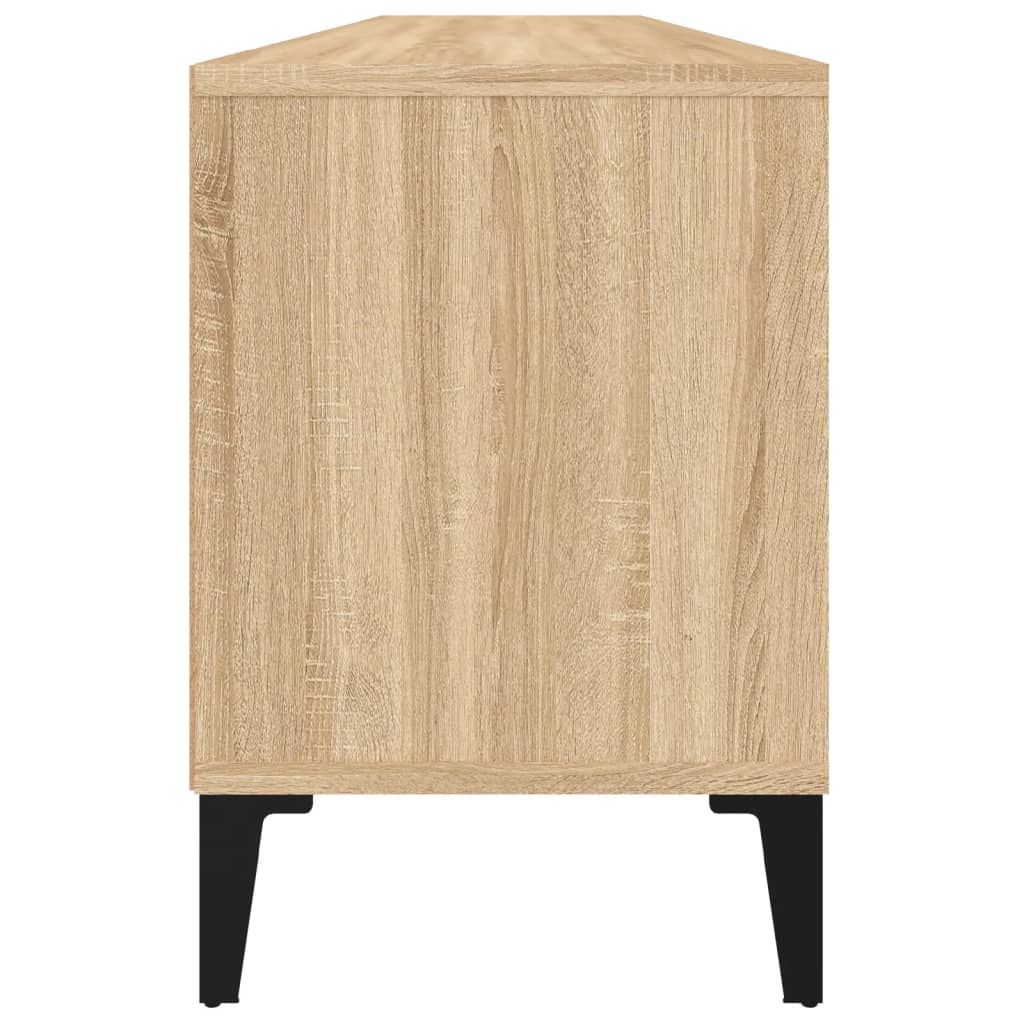 Tv-Benk Sonoma Eik 150X30X44,5 Cm Konstruert Tre