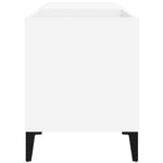 Hifi-Benk Hvit 84,5X38X48 Cm Konstruert Tre