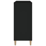 Hifi-Benk Svart 84,5X38X89 Cm Konstruert Tre