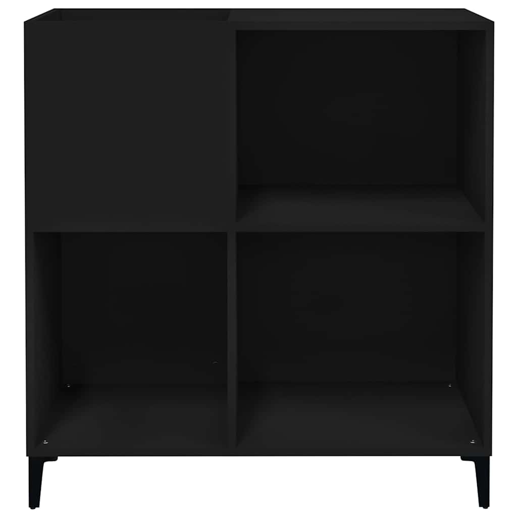 Hifi-Benk Svart 84,5X38X89 Cm Konstruert Tre