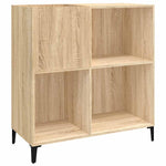 Hifi-Benk Sonoma Eik 84,5X38X89 Cm Konstruert Tre