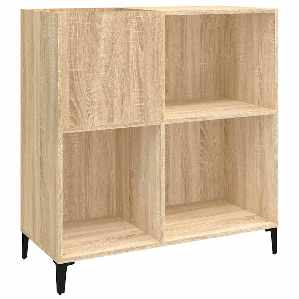 Hifi-Benk Sonoma Eik 84,5X38X89 Cm Konstruert Tre
