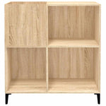Hifi-Benk Sonoma Eik 84,5X38X89 Cm Konstruert Tre