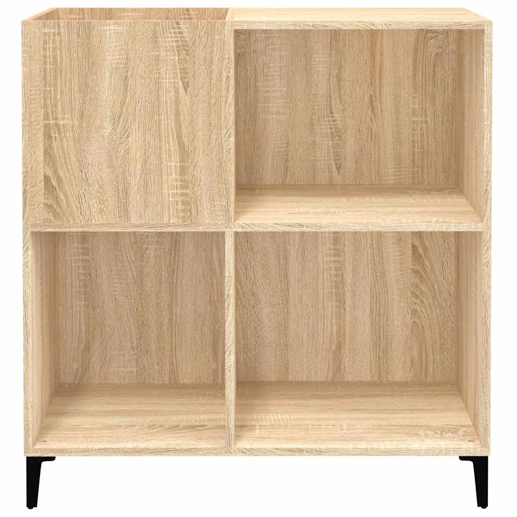 Hifi-Benk Sonoma Eik 84,5X38X89 Cm Konstruert Tre