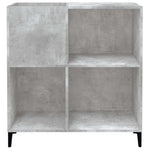 Hifi-Benk Betonggrå 84,5X38X89 Cm Konstruert Tre