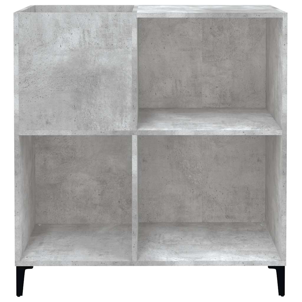 Hifi-Benk Betonggrå 84,5X38X89 Cm Konstruert Tre