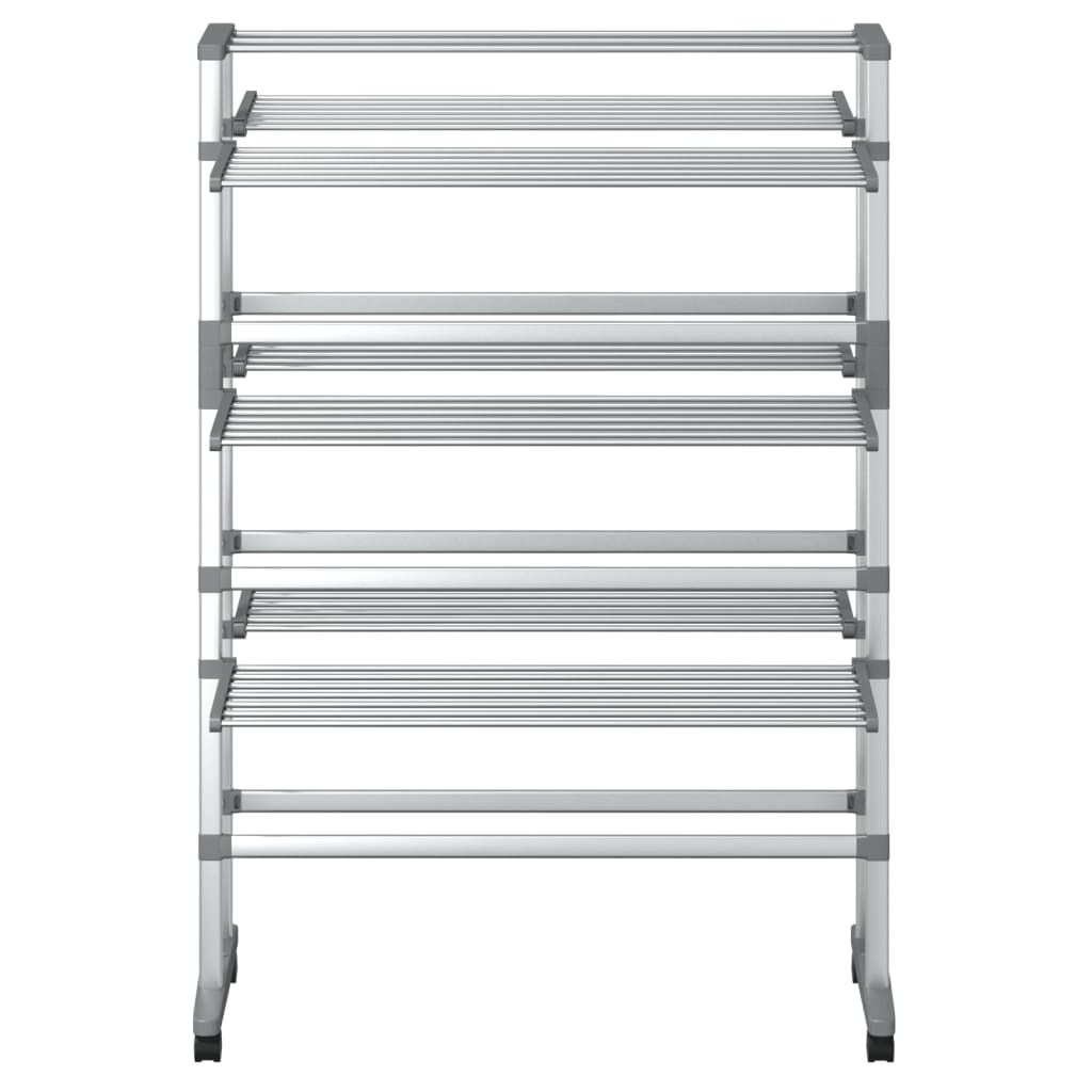 Tørkestativ Med Hjul 89X64X129 Cm Aluminium