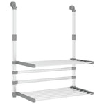 Tørkestativ For Balkong 54X25X42 Cm Aluminium