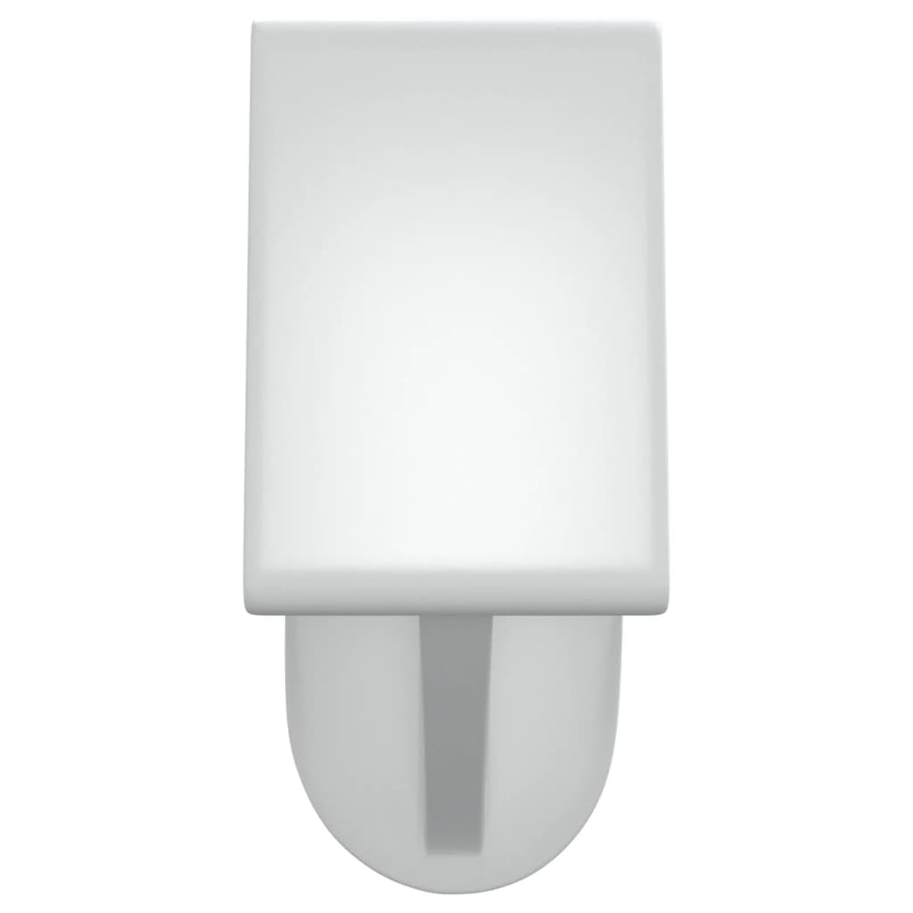 Gardinstenger 2 Stk Hvit Og Sølv 90-130 Cm Aluminium