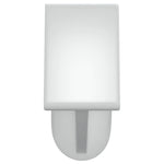 Gardinstenger 2 Stk Hvit Og Sølv 90-130 Cm Aluminium