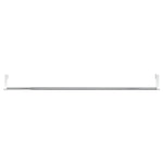 Gardinstenger 2 Stk Hvit Og Sølv 60-105 Cm Aluminium
