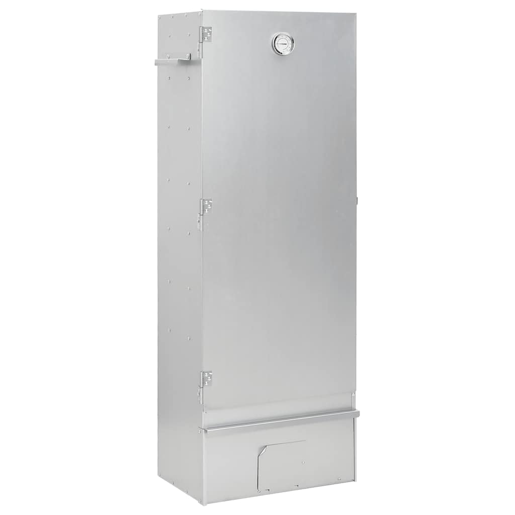 Røykgrill Med Treflis 44,5X29X110 Cm Galvanisert Stål