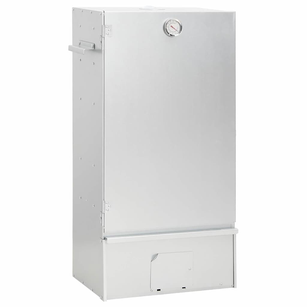 Røykgrill Med Treflis 44,5X29X83 Cm Galvanisert Stål